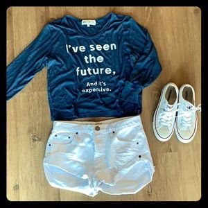 SOLD OTHER SITE Wildfox lightweight sweatshirt M